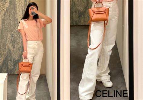 celine belt pico vs nano